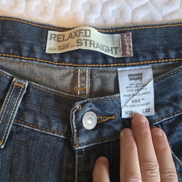NWOT Men's Levi's 559 Relaxed Straight Leg 32x32 - Picture 3 of 4